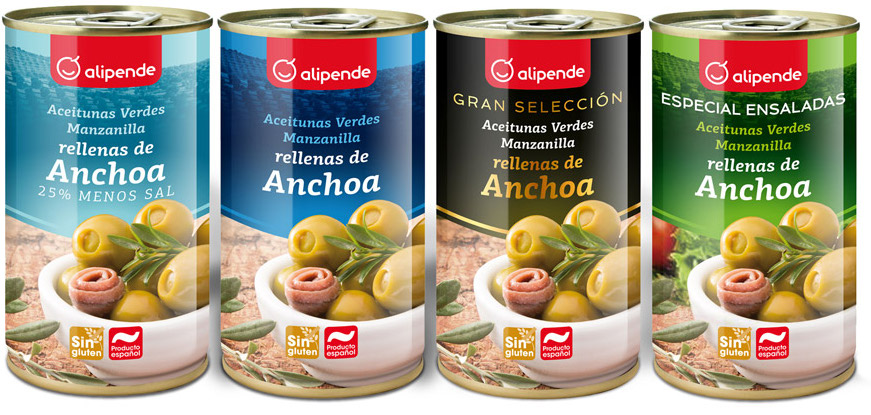 alipende2 Diseño de packaging colección aceitunas Alipende