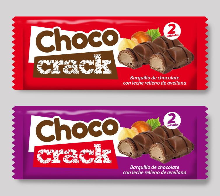 Barritas de chocolate ChocoCrack