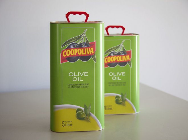 Latas aceite de oliva Coopoliva