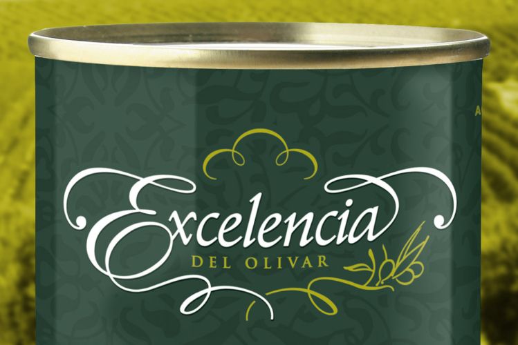 Branding y Packaging aceitunas Excelencia