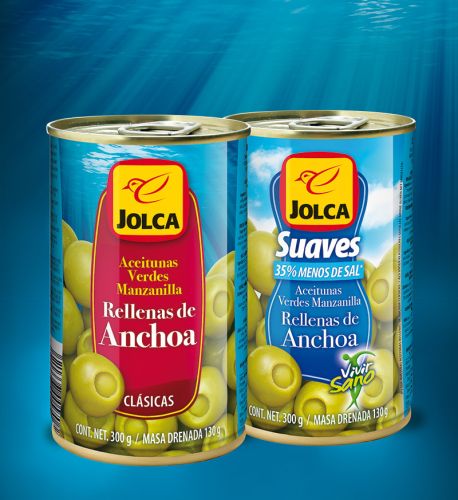 Latas rellenas de anchoa Jolca