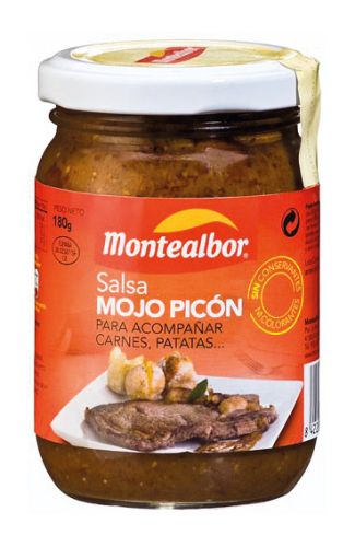 Diseño de packaging salsas Montealbor