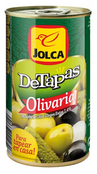 Diseño de branding y packaging Detapas Olivaria Lata