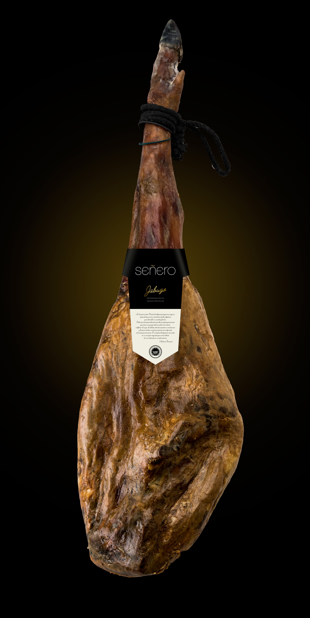 Label design for Señero from Jabugo
