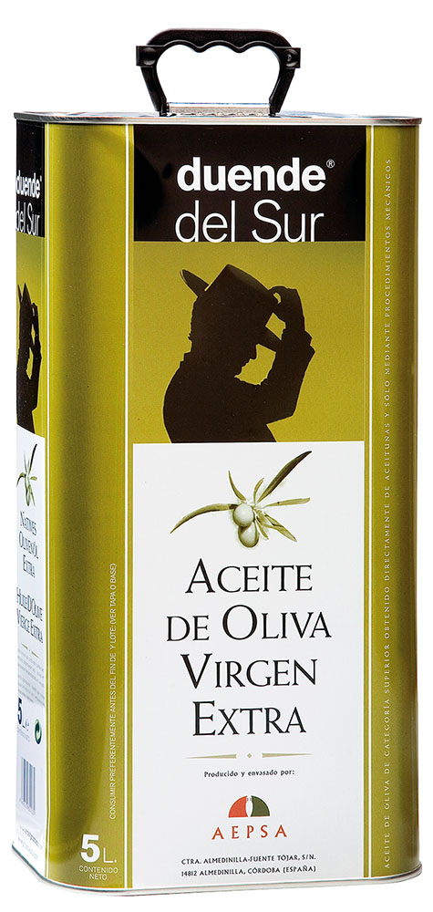 Lata aceite de oliva virgen extra Duende del Sur