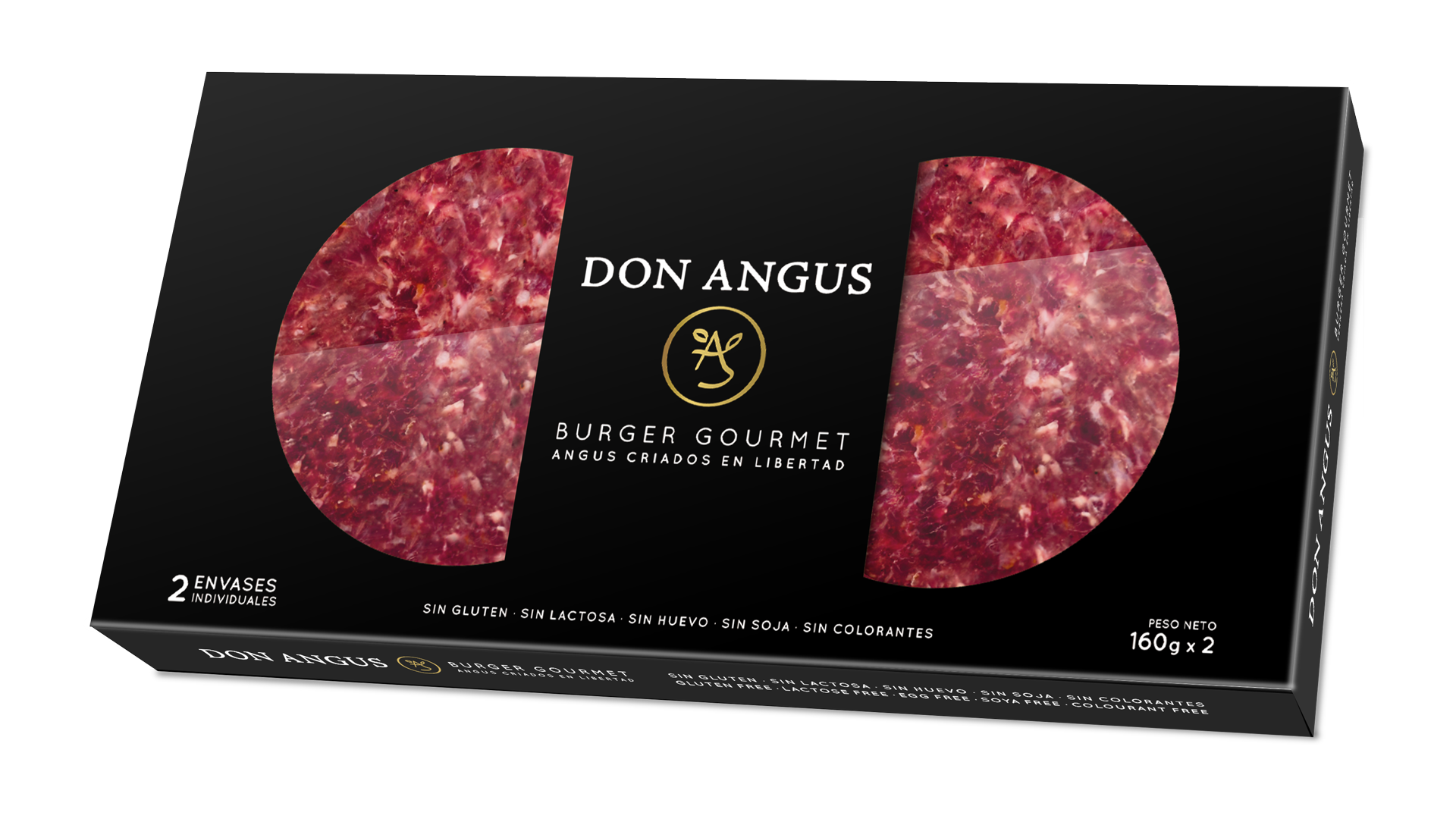 Hamburguesas Don Angus packaging