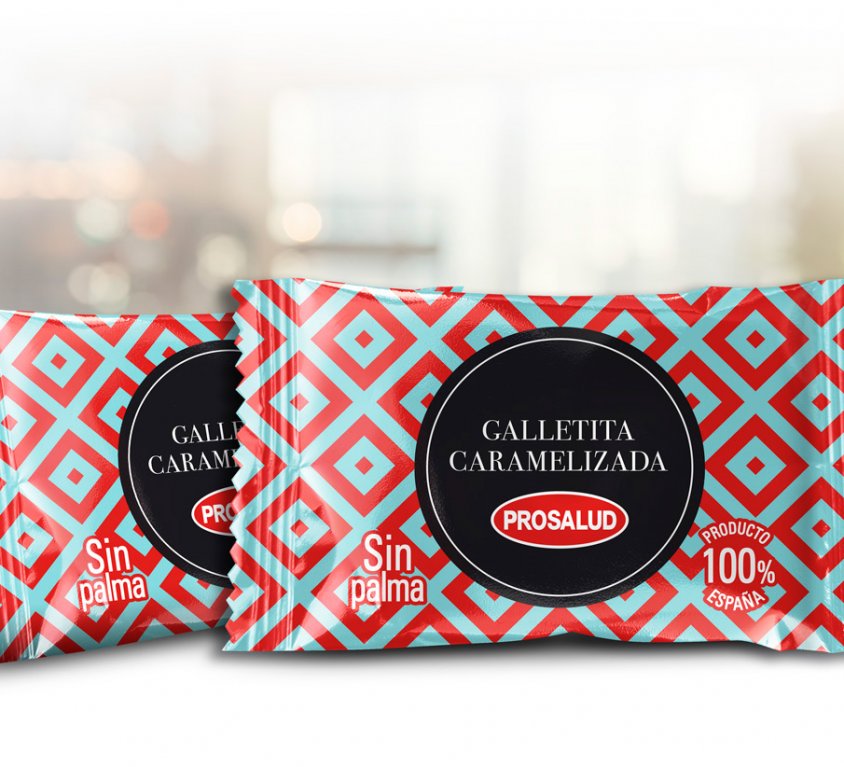 Galletita caramelizada de Prosalud