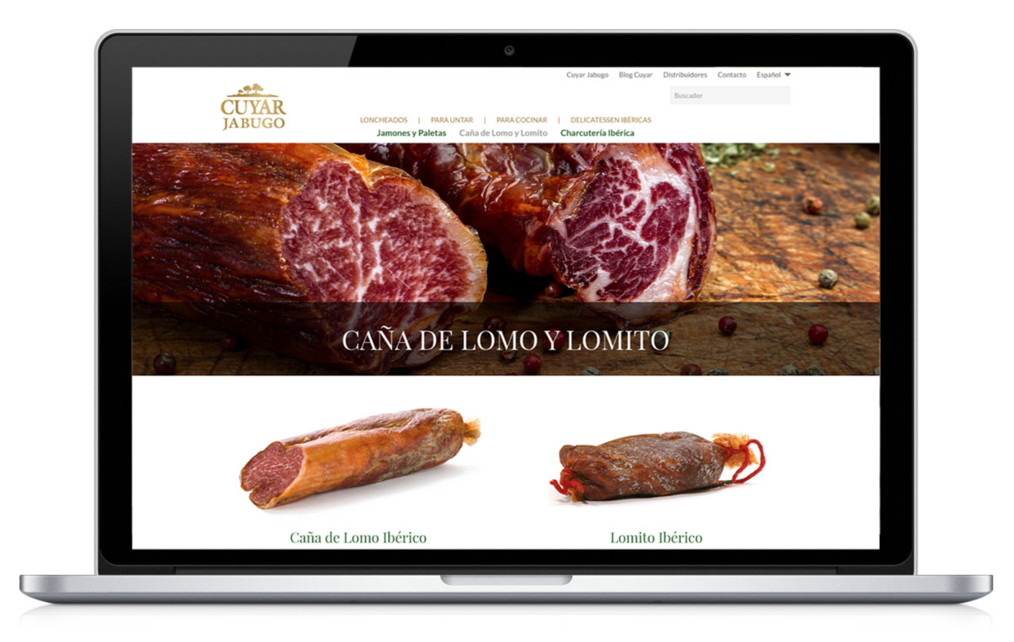 diseño de tienda online de alimentación