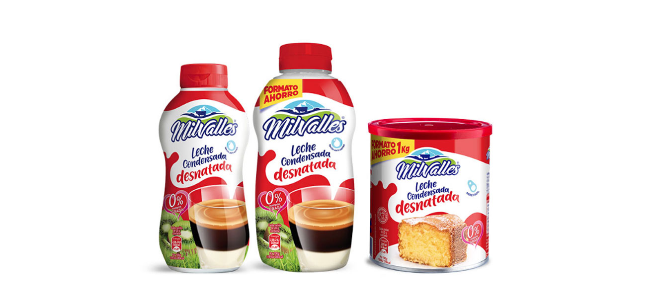 leche condensada Milvalles