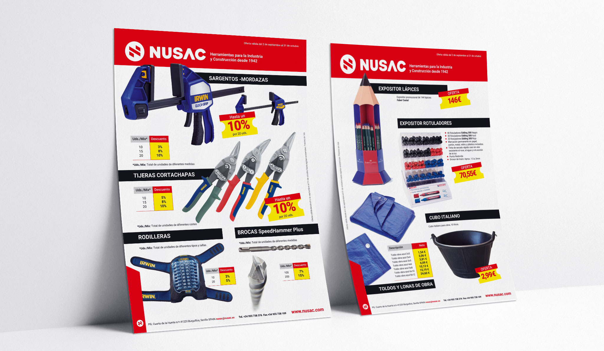 diseno de packaging para herramientas folleto nusac empacke 1
