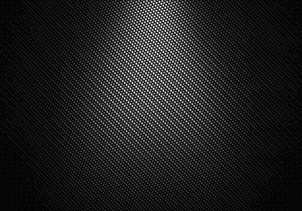 Textura de fibra de carbono usada como fondo en branding de Biosport Nutrition