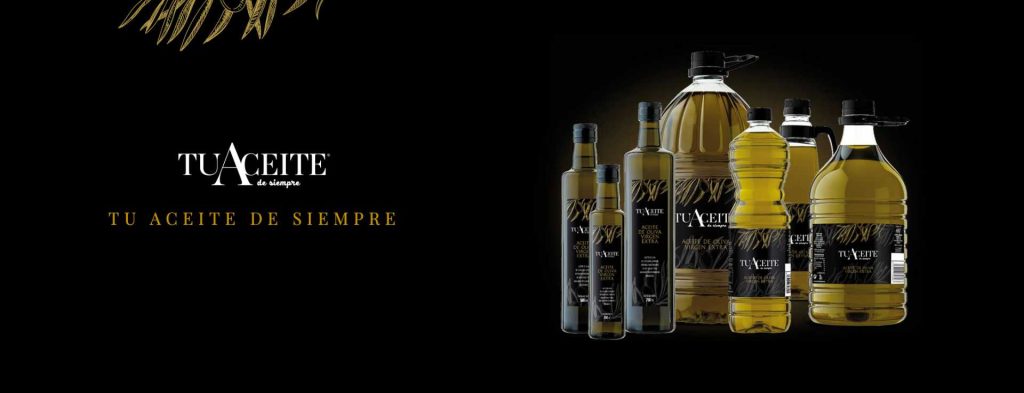 Banner promocional digital de TuAceite de siempre con diseño gráfico de Empacke