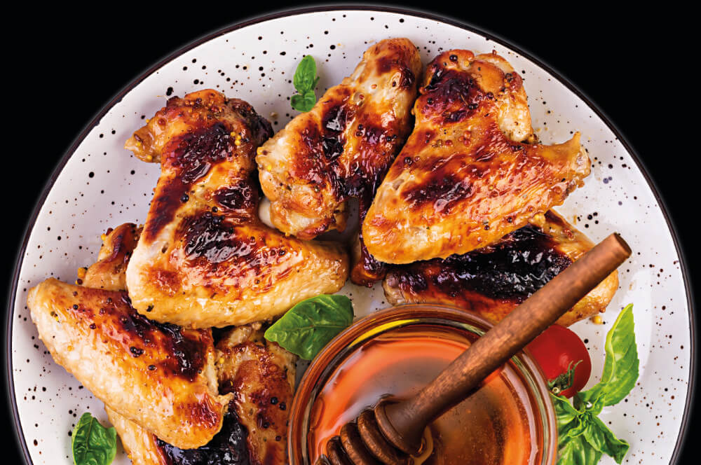 alitas de pollo con miel picante Doray Hot Honey