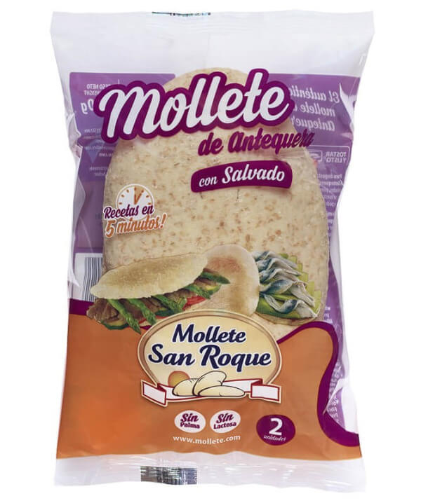Molletes Salvado San Roque en envase tradicional