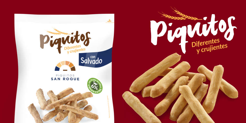 Diseño de packaging Piquitos San Roque