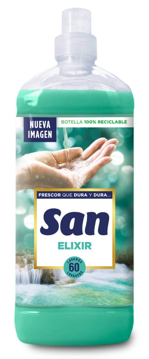 Botella de suavizante SAN Elixir