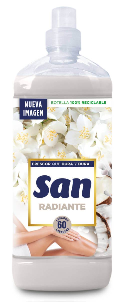 Botella de suavizante SAN Radiante
