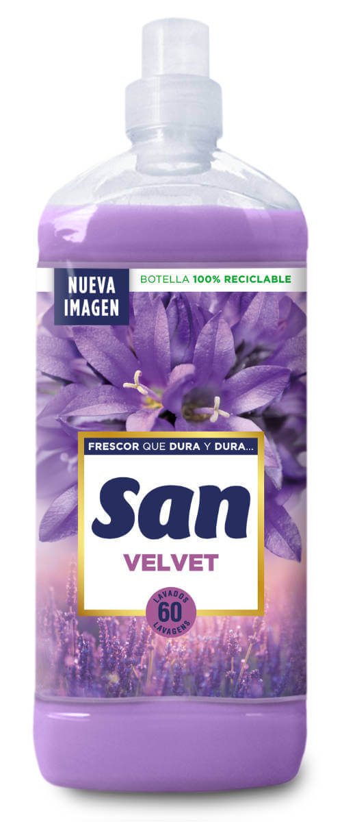 Botella de suavizante SAN Velvet